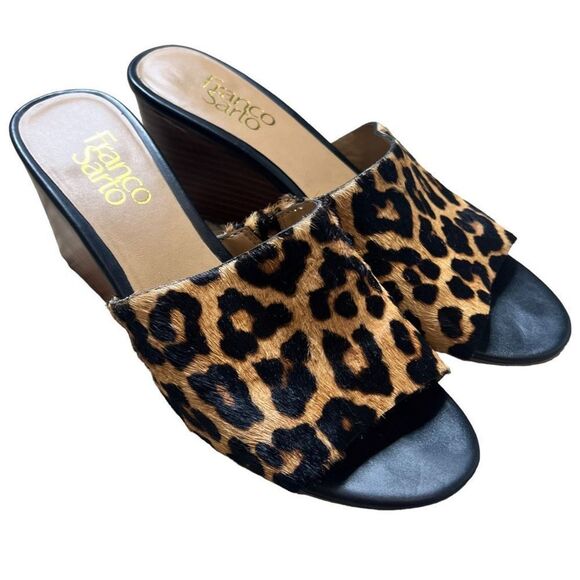 Franco Sarto Leopard Print Dyed Calf Fur
Wedge - 7.5 - Picture 4 of 15